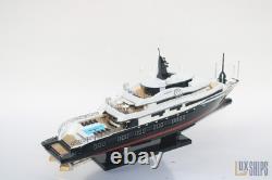 Alfa Nero 28 (71 cm) Maquette de yacht en bois fabriquée à la main Cadeau nautique de luxe