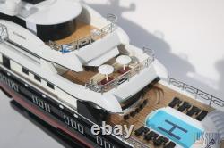 Alfa Nero 28 (71 cm) Maquette de yacht en bois fabriquée à la main Cadeau nautique de luxe