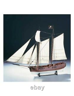 Amati Adventure Pirate Ship 1760 160 Échelle En Bois Modèle Boat Kit
