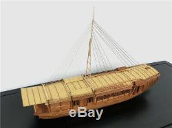 Ancien Bateau De Plaisance Chinois / Japaness 150 563mm Modèle En Bois Kit Navire