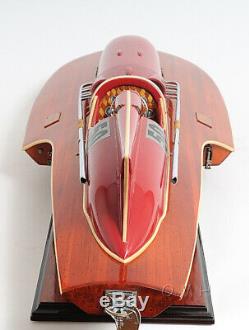 Arno Ferrari Racing Speed ​​boat Hydravion 33,5 Construit En Bois Modèle Navire Assemblé