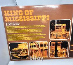 Artesania King Of The Mississippi Paddle Steamer 150 Larger Modèle Boat Kit Wood