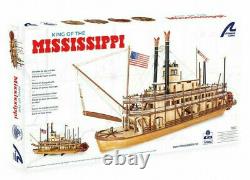 Artesania King Of The Mississippi Paddle Steamer 180 Modèle Boat Kit 20515