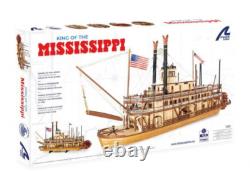 Artesania King du Mississippi Kit de maquette de bateau à vapeur à aubes 180 20515
