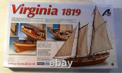 Artesania Latina 1819 Virginia American Schooner 141 Kit de bateau 22135 + Ensemble d'outils