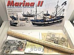 Artesania Latina Marina II Tuna Fishing Boat Wood Model Kit 125 Nouvelle Boîte Ouverte