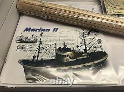 Artesania Latina Marina II Tuna Fishing Boat Wood Model Kit 125 Nouvelle Boîte Ouverte