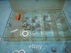BATEAU JOUET EN BOIS DUMAS MODÈLE À PILES VINTAGE LOT DE PIÈCES ÉNORME RC Télécommande