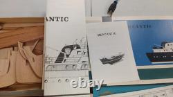 BATEAU VINTAGE Billings 1/50 Mercantic Kit de Bateau en Bois avec kit de fittings et mâts
