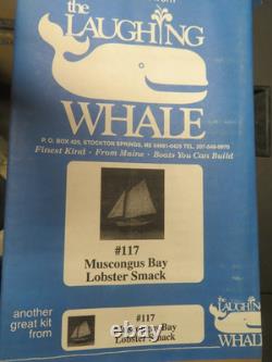 Baleine rieuse Le kit de bateau en bois Lobster Smack de la baie de Muscongus 1 1/2 = 1-0