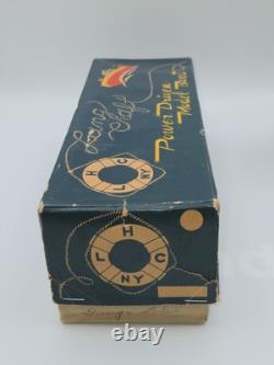 Bateau Modèle Propulsé par Langcraft Vtg IOB, Bateau de Vitesse en Aluminium, Batt, Années 1950, Japon