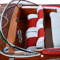 Bateau Modèle Riva Aquarama Sur Mesure Édition Exclusive 35 Speedbot Fait Main