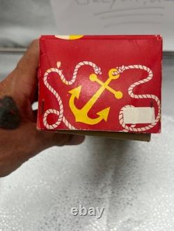 Bateau Modèle en Bois Neuf Rare à Piles Union Japon Fonctionne Rare