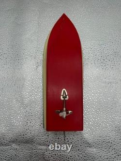 Bateau Modèle en Bois Neuf Rare à Piles Union Japon Fonctionne Rare