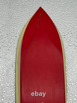 Bateau Modèle en Bois Neuf Rare à Piles Union Japon Fonctionne Rare