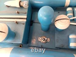 Bateau à moteur en bois japonais Ito modèle batterie années 1950 30 pouces de long rare