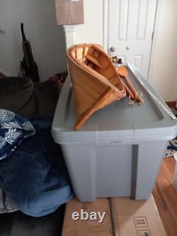 Bateau à rames en bois Skif Dory modèle canoë skiff 39x15 1/2L×9 1/2-10H Nautica