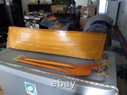 Bateau à rames en bois Skif Dory modèle canoë skiff 39x15 1/2L×9 1/2-10H Nautica