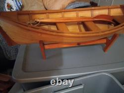 Bateau à rames en bois Skif Dory modèle canoë skiff 39x15 1/2L×9 1/2-10H Nautica