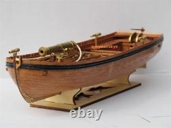 Bateau canon à rames complet à l'échelle 1/36 42FT modèle en bois Shicheng