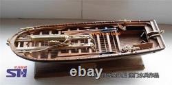 Bateau canon à rames complet à l'échelle 1/36 42FT modèle en bois Shicheng