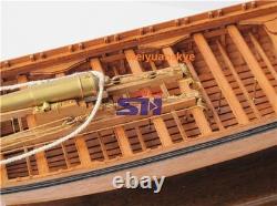 Bateau canon à rames complet à l'échelle 1/36 42FT modèle en bois Shicheng