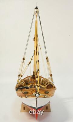 Bateau de commerce Leudo à construire soi-même Échelle 148 430mm 17 Kit de modèle en bois Shicheng