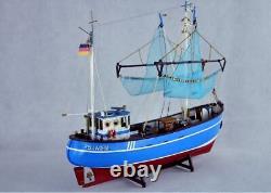 Bateau de pêche moderne PELLWORM à crabe à l'échelle 1/48 - Maquette en bois du navire Yuanqing