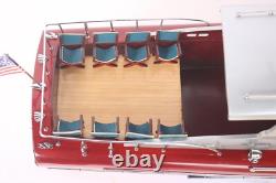Bateau de performance de luxe HACKER CRAFT THUNDERBIRD 62 cm modèle de 24,4 pouces