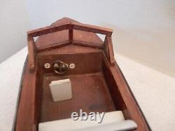 Bateau de vitesse en bois vintage - Superbe décoration de bureau