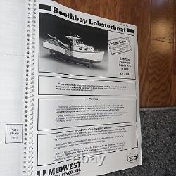 Bateau électrique RC incomplet Midwest Boothbay Lobsterboat VOIR PHOTOS