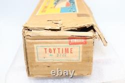 Bateau en Bois Modèle Vintage de Jouet dans Boîte à Piles Japon