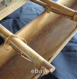 Bateau en Modèle Fait Main Étonnant DÉTAIL FABULEUX CONSTRUCTION EN BOIS COMPLÈTE