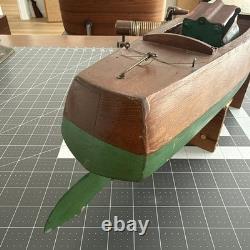 Bateau en bois Flying Yankee Model 68 Jacrim des années 1920, apte à la navigation, moteur fonctionnel 21