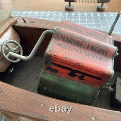 Bateau en bois Flying Yankee Model 68 Jacrim des années 1920, apte à la navigation, moteur fonctionnel 21