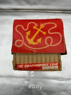 Bateau en bois H. T. C. rare, alimenté par batterie, fonctionne, rare Japon