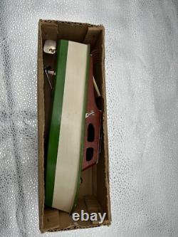 Bateau en bois H. T. C. rare, alimenté par batterie, fonctionne, rare Japon