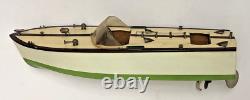 Bateau en bois Vitage ITO Model Speedster à batterie - Fonctionne