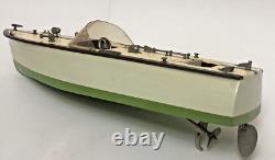 Bateau en bois Vitage ITO Model Speedster à batterie - Fonctionne