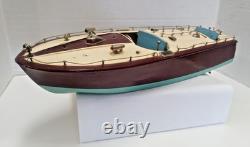 Bateau en bois à moteur à hélice Vintage ITO Japon Modèle Speedster 18 pouces O-141