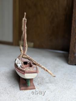 Bateau en bois fait main modèle 12 années 1940