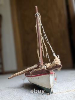 Bateau en bois fait main modèle 12 années 1940