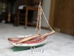 Bateau en bois fait main modèle 12 années 1940