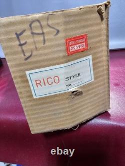 Bateau en bois jouet modèle à moteur japonais Rico Port Patrol boîte Japon