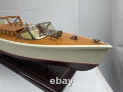 Bateau en bois modèle Cruiser CHRIS CRAFT Vintage Berkeley Designs Beau Look