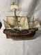 Bateau En Bois Modèle Santa Maria De Science Populaire Antique 20 Pouces De Long