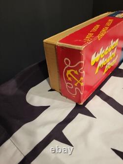 Bateau en bois modèle années 1950 UNION BOAT Vintage Original JAPON Électrique