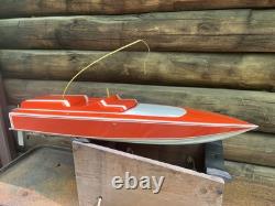Bateau en bois vintage Dumas 'Deep Vee 21' Kit #1421 30Long K/B 3.5 de 1978