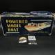 Bateau Miniature &agrave; Moteur &eacute;lectrique Des Ann&eacute;es 1950 En Plastique/bois Union Craft Original Japon