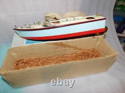 Bateau modèle IMPY Speedster vintage international des années 1950 avec boîte Japon